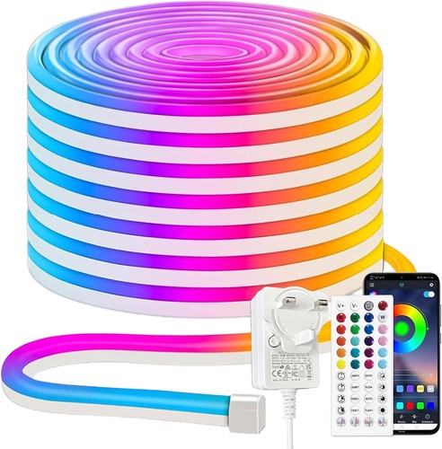 10m rgb neon led strip - strip, lights