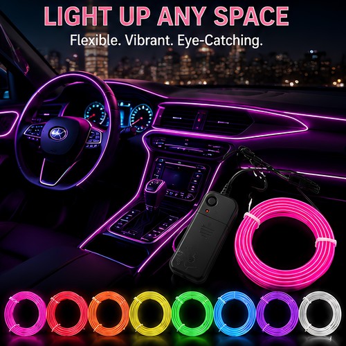 Flexible wire neon - el,