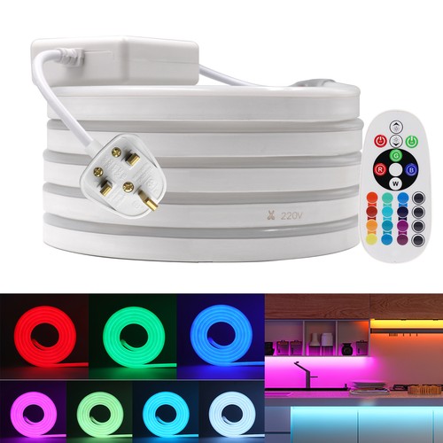 220v rgb neon led rope - neon, lights