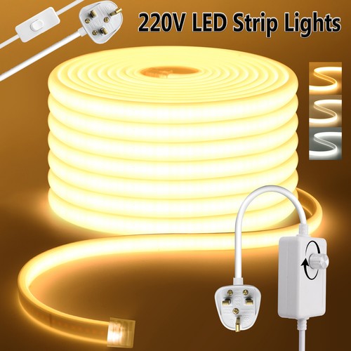 220v neon cob led strip - led, lights
