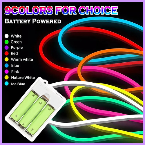 Battery powered led strip - powered,