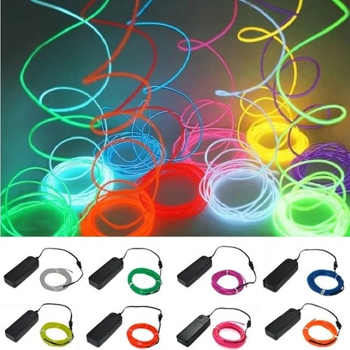 Neon led lights glow - el, wire