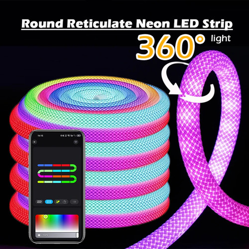 Rgbic neon led - light, 360