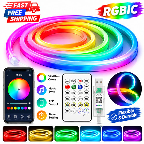 Led neon rope - neon, light