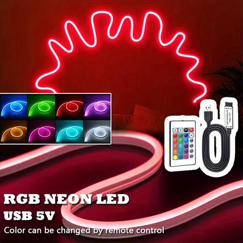 Usb neon led strip light - strip, 5v