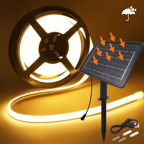 Solar powerd cob neon led - powerd,