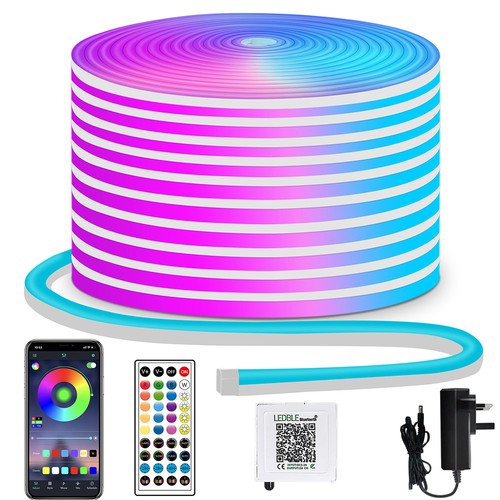 Led neon strip lights - led, 20m