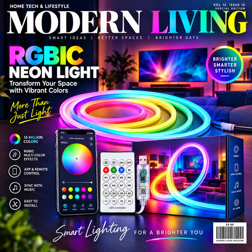 Led neon lights strip rgb - lights,