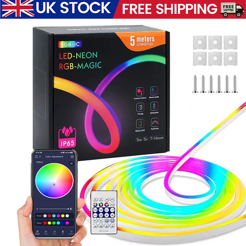 Led neon lights strip rgb - led,