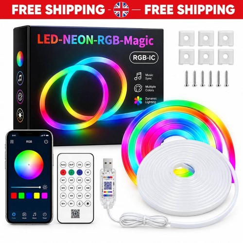 Led neon lights strip rgb - uk,